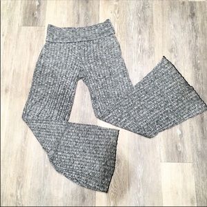 Gray Palazzo pants. Super comfy and cute.